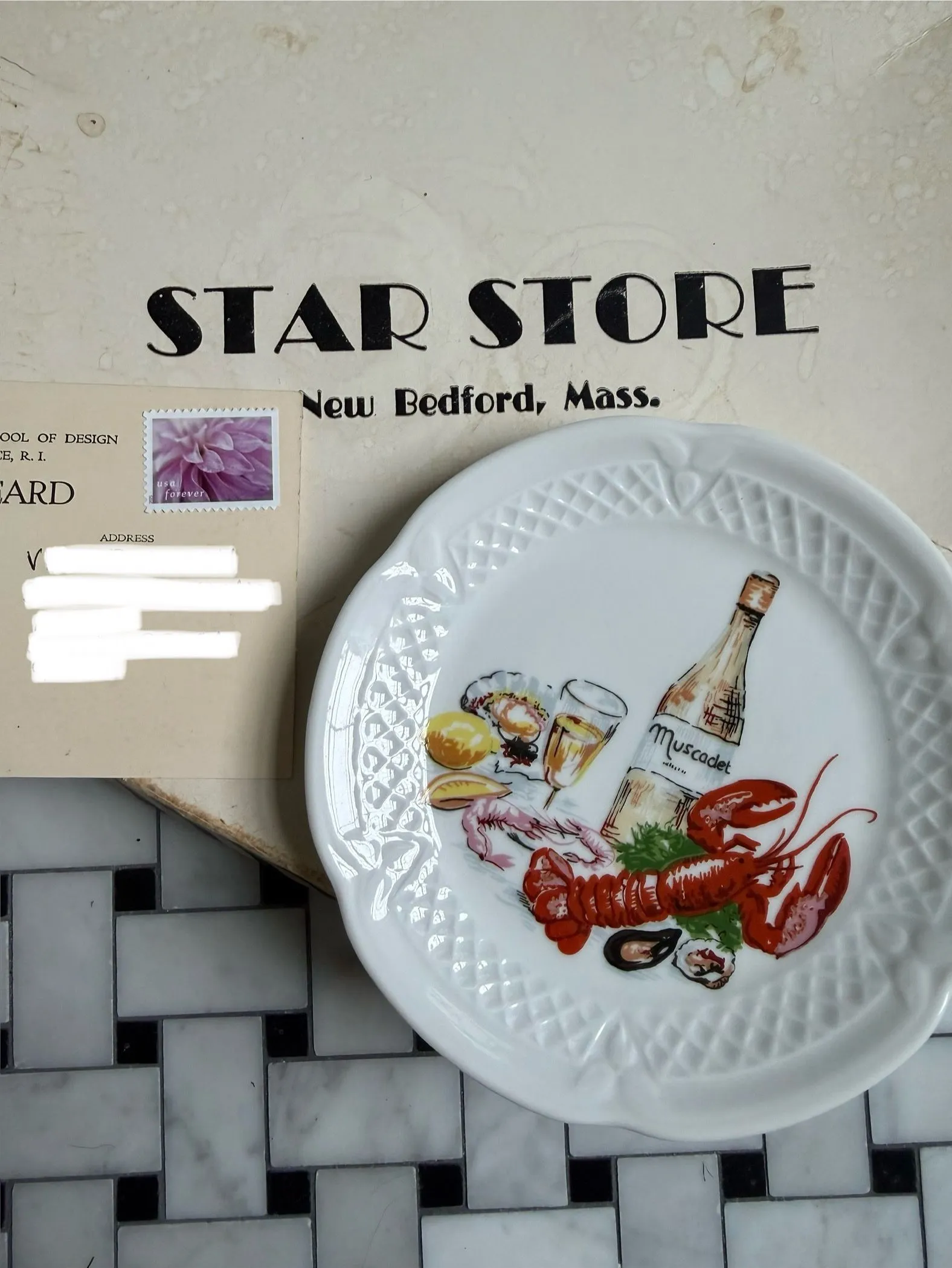 Order email image for postcard #105, personal details redacted