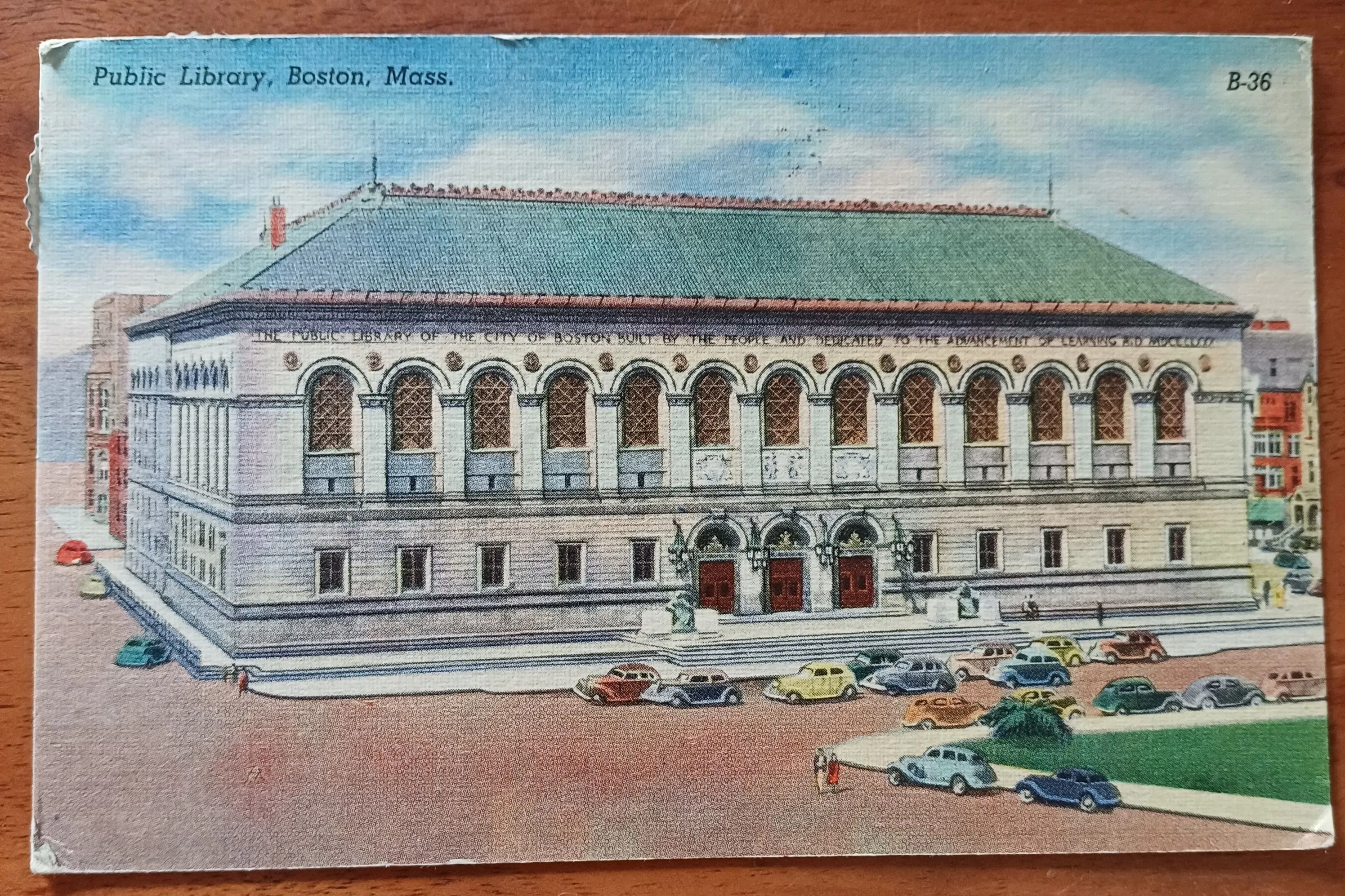 Front of postcard #13