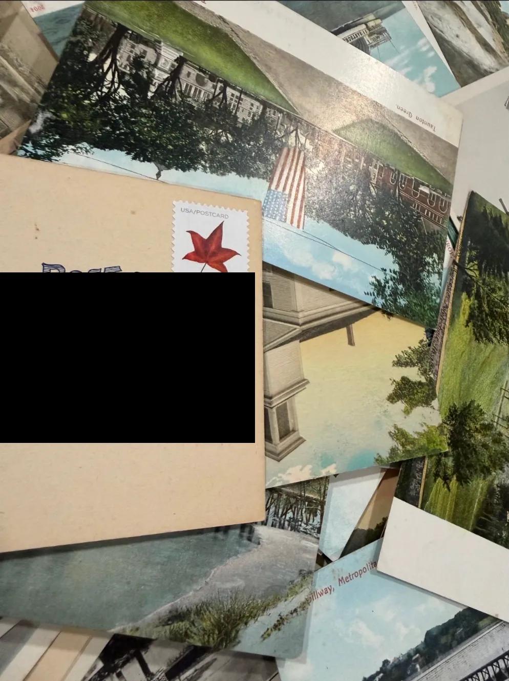 Order email image for postcard #150, personal details redacted