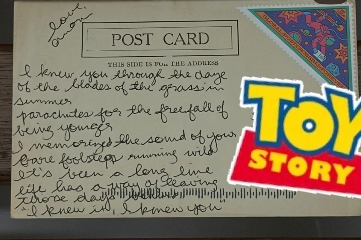 Reverse of postcard #168, recipient details redacted